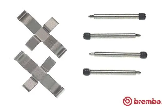 Diskinių stabdžių trinkelių priedų komplektas BREMBO A 02 269