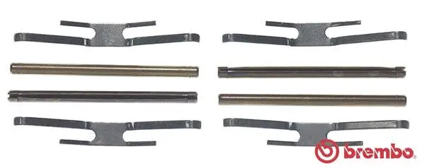 Diskinių stabdžių trinkelių priedų komplektas BREMBO A 02 294