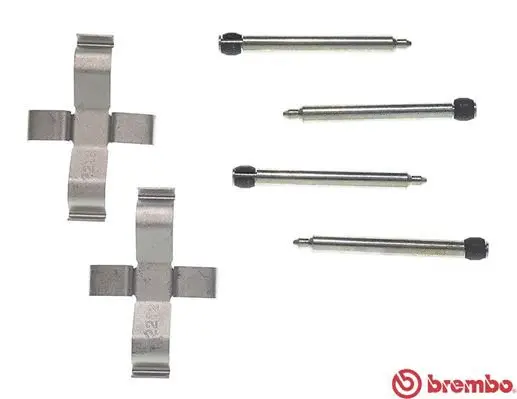 Diskinių stabdžių trinkelių priedų komplektas BREMBO A 02 295