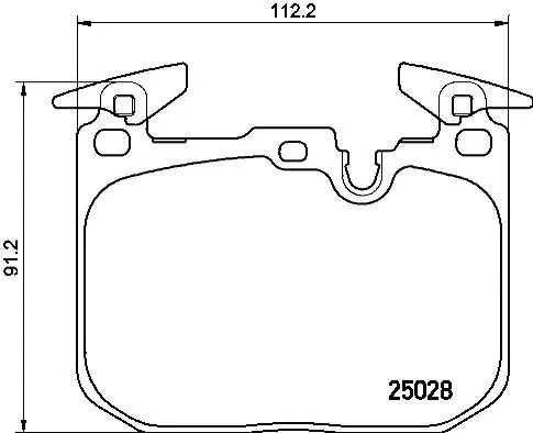 Diskinių stabdžių trinkelių rinkinys BREMBO P 06 088