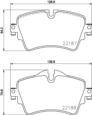 Diskinių stabdžių trinkelių rinkinys BREMBO P 06 092