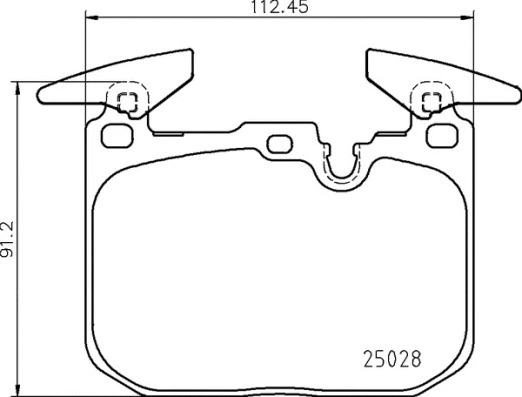 Diskinių stabdžių trinkelių rinkinys BREMBO P 06 098