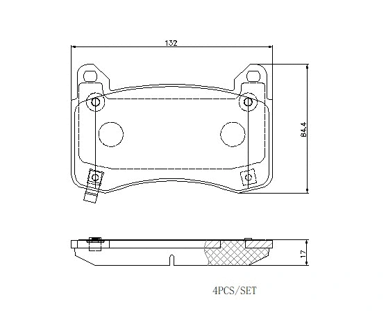 Diskinių stabdžių trinkelių rinkinys BREMBO P 09 029E