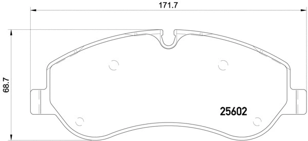 Diskinių stabdžių trinkelių rinkinys BREMBO P 24 152