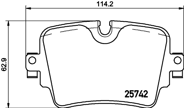 Diskinių stabdžių trinkelių rinkinys BREMBO P 36 033