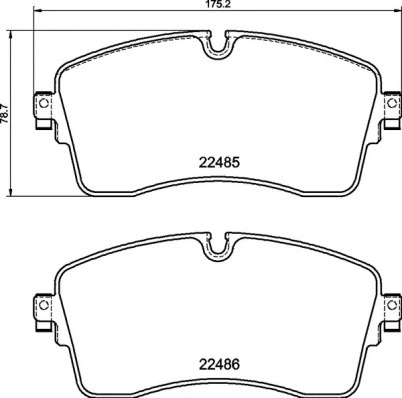 Diskinių stabdžių trinkelių rinkinys BREMBO P 36 036