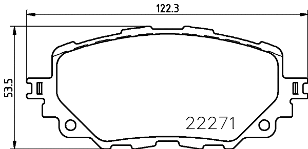 Diskinių stabdžių trinkelių rinkinys BREMBO P 49 054