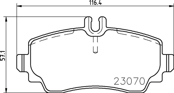 Diskinių stabdžių trinkelių rinkinys BREMBO P 50 047