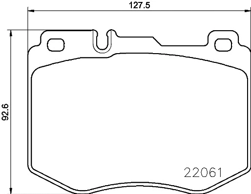 Diskinių stabdžių trinkelių rinkinys BREMBO P 50 120