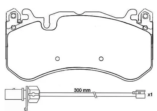 Diskinių stabdžių trinkelių rinkinys BREMBO P 50 127