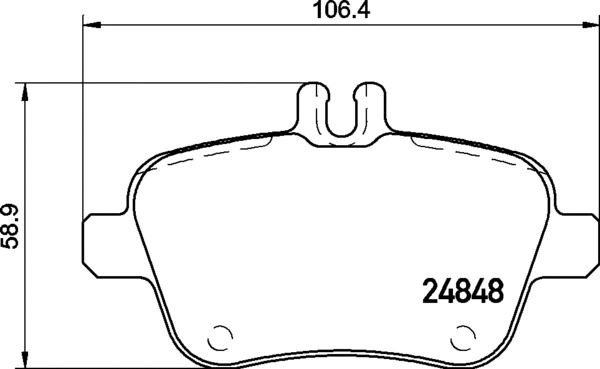 Diskinių stabdžių trinkelių rinkinys BREMBO P 50 140