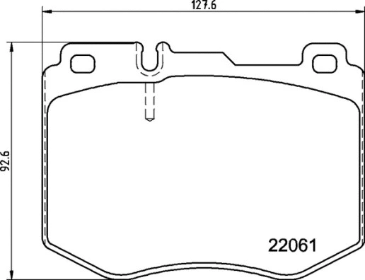 Diskinių stabdžių trinkelių rinkinys BREMBO P 50 145
