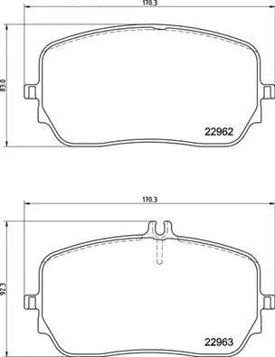 Diskinių stabdžių trinkelių rinkinys BREMBO P 50 149