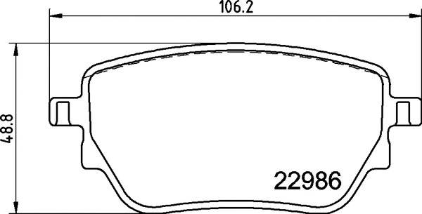 Diskinių stabdžių trinkelių rinkinys BREMBO P 50 151