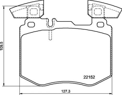 Diskinių stabdžių trinkelių rinkinys BREMBO P 50 159