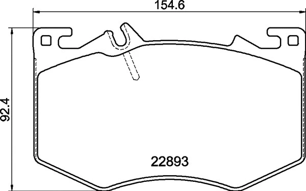 Diskinių stabdžių trinkelių rinkinys BREMBO P 50 166