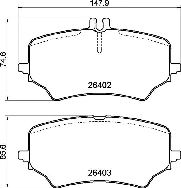 Diskinių stabdžių trinkelių rinkinys BREMBO P 50 176