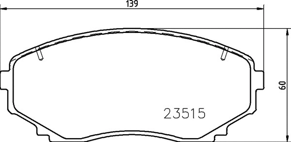 Diskinių stabdžių trinkelių rinkinys BREMBO P 54 059
