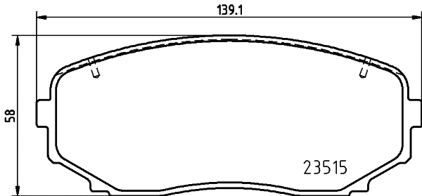 Diskinių stabdžių trinkelių rinkinys BREMBO P 54 060