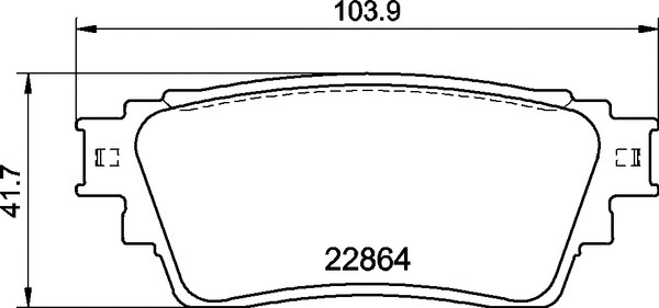 Diskinių stabdžių trinkelių rinkinys BREMBO P 54 063
