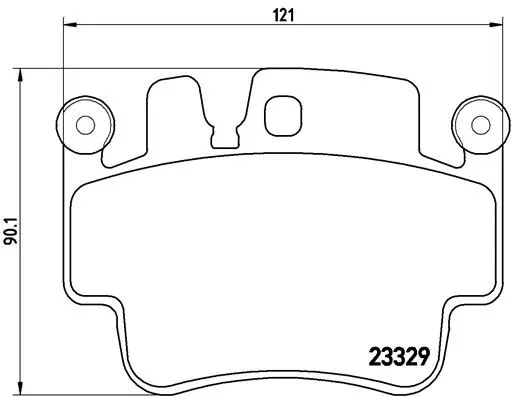 Diskinių stabdžių trinkelių rinkinys BREMBO P 65 009
