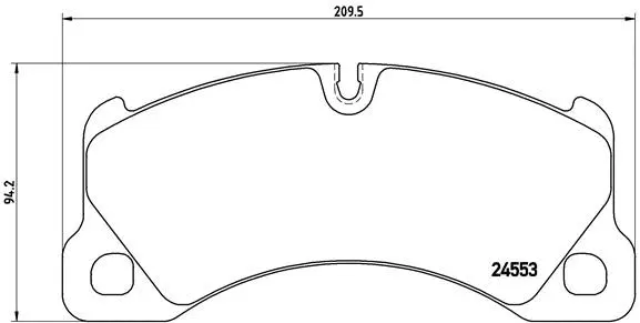 Diskinių stabdžių trinkelių rinkinys BREMBO P 65 017