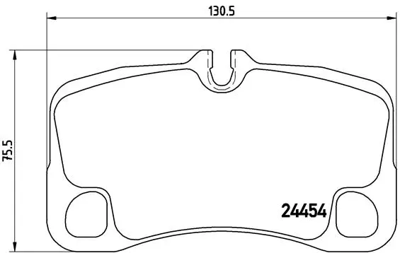 Diskinių stabdžių trinkelių rinkinys BREMBO P 65 022