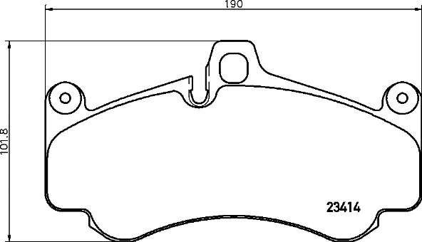 Diskinių stabdžių trinkelių rinkinys BREMBO P 65 032
