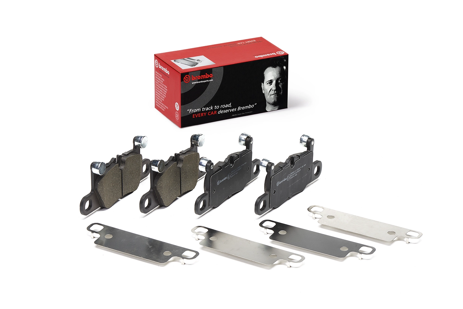Diskinių stabdžių trinkelių rinkinys BREMBO P 65 044