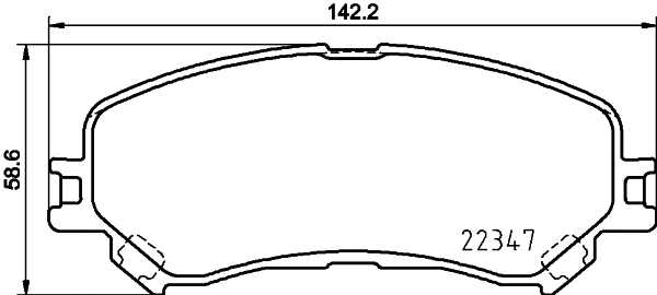 Diskinių stabdžių trinkelių rinkinys BREMBO P 68 067X