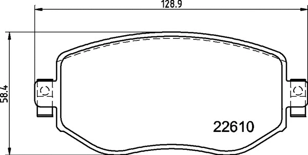 Diskinių stabdžių trinkelių rinkinys BREMBO P 68 068