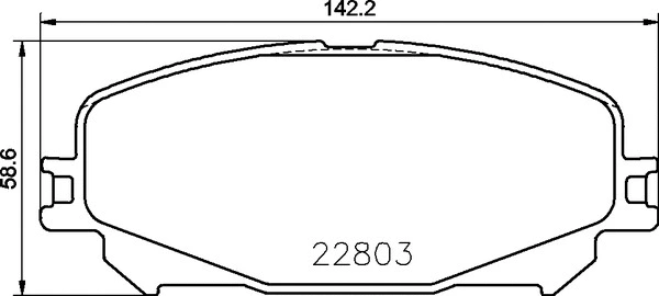 Diskinių stabdžių trinkelių rinkinys BREMBO P 68 071X