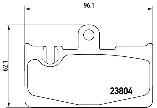 Diskinių stabdžių trinkelių rinkinys BREMBO P 83 059