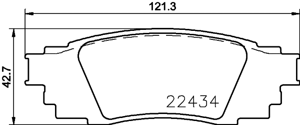 Diskinių stabdžių trinkelių rinkinys BREMBO P 83 160