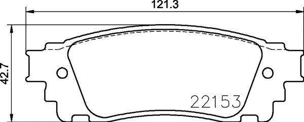 Diskinių stabdžių trinkelių rinkinys BREMBO P 83 166