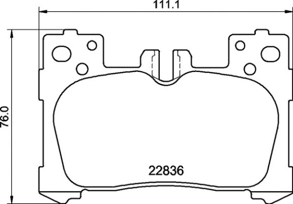 Diskinių stabdžių trinkelių rinkinys BREMBO P 83 181