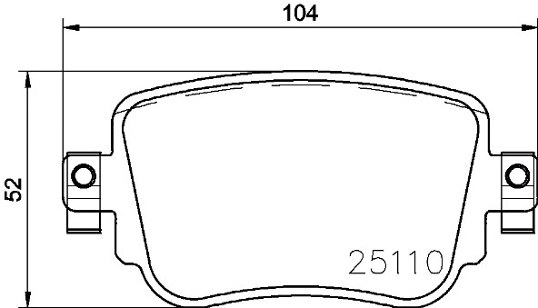 Diskinių stabdžių trinkelių rinkinys BREMBO P 85 140