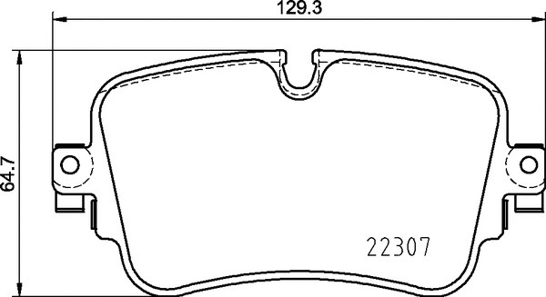 Diskinių stabdžių trinkelių rinkinys BREMBO P 85 161