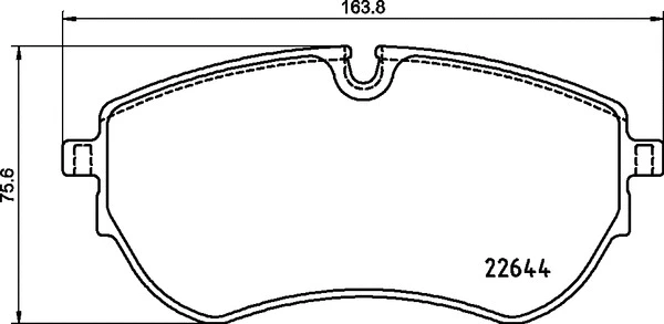Diskinių stabdžių trinkelių rinkinys BREMBO P 85 173