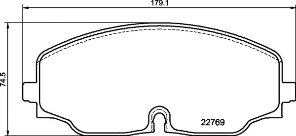Diskinių stabdžių trinkelių rinkinys BREMBO P 85 176