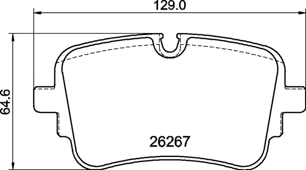 Diskinių stabdžių trinkelių rinkinys BREMBO P 85 190
