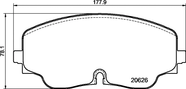 Diskinių stabdžių trinkelių rinkinys BREMBO P 85 193