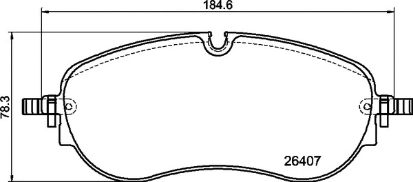 Diskinių stabdžių trinkelių rinkinys BREMBO P 85 194