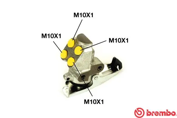 Stabdymo jėgos reguliatorius BREMBO R 85 006