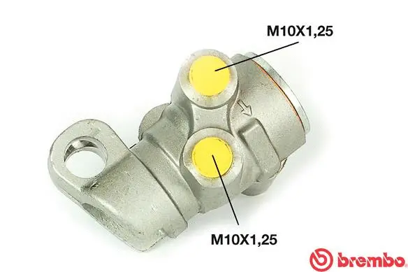Stabdymo jėgos reguliatorius BREMBO R A6 001