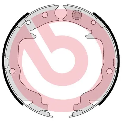 Rankinio stabdžio trinkelių komplektas BREMBO S 11 511