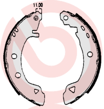 Stabdžių trinkelių komplektas BREMBO S 23 508