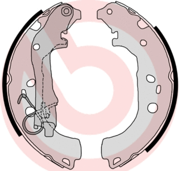 Stabdžių trinkelių komplektas BREMBO S 23 518