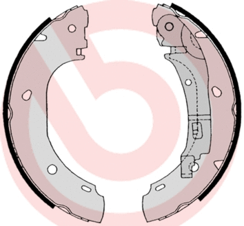 Stabdžių trinkelių komplektas BREMBO S 23 525