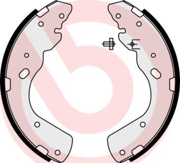 Stabdžių trinkelių komplektas BREMBO S 23 576